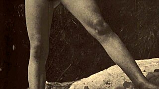 Vintage nature girls bare hairy tits outdoors