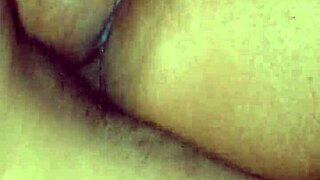 brazilian couple films close up doggy on curvy fat wife's juicy big ass pussy bent over moaning loud