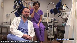 Jackie banes smuggling her juicy latina ass past dr tampa's latex police inspection?