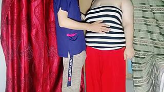 muslim bbw's fat ass anal fucked doggystyle by office stud in hindi