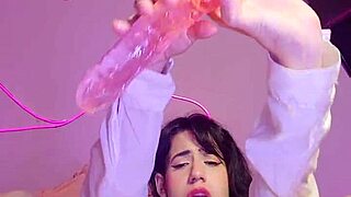 Brazilian Waifus Juice Rewards Professor with Big Ass Anal Plug Bath and Lingerie Tease