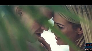 Big Tits Blonde Housewife Seduces Gardener Outdoors