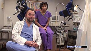 Jackie banes smuggling her juicy latina ass past dr tampa's latex police inspection?