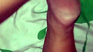 Wife's anal creampie while cuckold husband licks her cum-filled pussy as lover pounds her ass