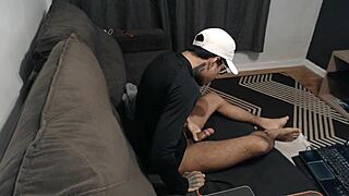 spy cam catches brother's monster cock in hidden real action