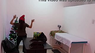 Nurse's sexy decorating turns hot in doctor's office