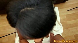 busty black teen 18+ gives handjob blowjob and takes facial cumshot in hd pov
