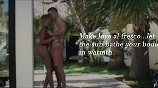 Big Tits Blonde Housewife Seduces Gardener Outdoors