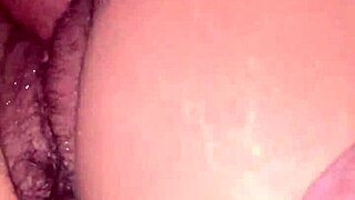 watch this homemade wife take massive cock creampie in wet pussy