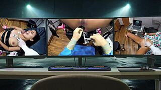 Jackie banes smuggling her juicy latina ass past dr tampa's latex police inspection?