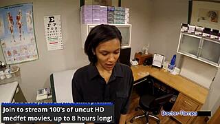 Jackie banes smuggling her juicy latina ass past dr tampa's latex police inspection?