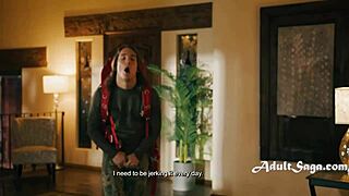 my heart raced as redhead milf lauren phillips grabbed my teen dick axel haze