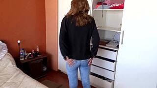 stepson, watch me finger my hairy pussy till i cum hard for you