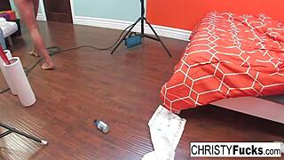 Can Nick Manning Handle Tattooed Christy's Big Tits Pussy?