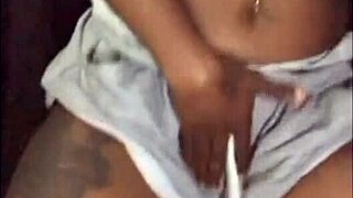 Neighbor Ebony Milf Shorts Tease Reveals Perky Tits Preview