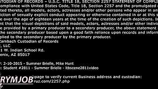 summer brielle's big booty milf rims cock in heels lingerie frenzy