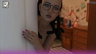 Milf mother-in-law licks college teen's pussy pov cunilingus