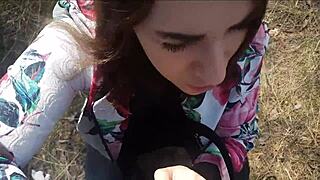 Wife's Big Ass Takes Public POV Blowjob and Doggystyle Pounding Cristall Gloss