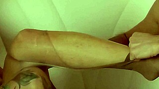 mary gets her stockings ripped off before riding with tattooed feet fetish