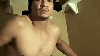 frank gutierrez strokes his fat monster cock