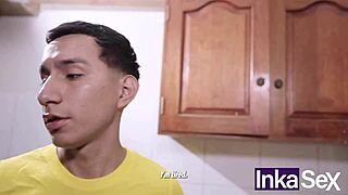 EBONY STEPMOM'S HUGE TITS CATCH ME PORN-STALKING