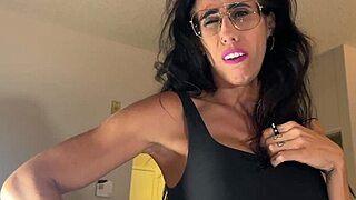 candice can't stop fucking her horny stepson... his cock owns her tight milf pussy!