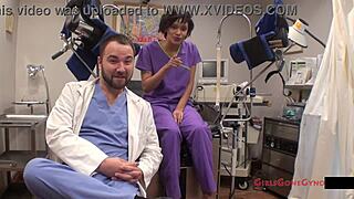 oh man jackie bane's gyno exam by nurse lilith rose is wild... hidden cam gold