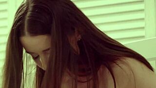 sybil fulfills boyfriend's hardcore fantasy with tight pussy ride