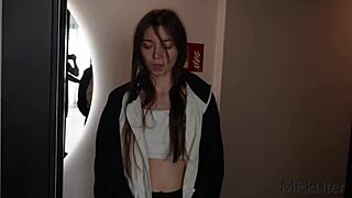 Step Sister Offers Deepthroat Cum Swallow Avoid Brother POV