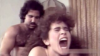 vintage british milf sucks licks hairy pussy creampie