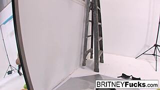 damn, this sexy blonde babe's photoshoot got me so hot i had to masturbate