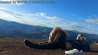 i couldn't resist banging that huge married ass on the mountain peak... her moans echoed everywhere