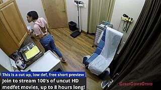 oh man jackie bane's gyno exam by nurse lilith rose is wild... hidden cam gold