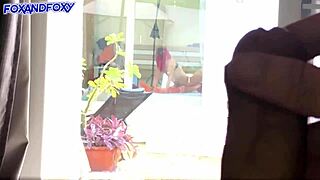 i masturbate peeking at neighbors' steamy lesbian playtime