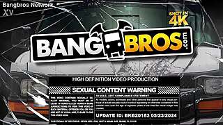 Ameena's Shaved Pussy Rides Creeping Neighbor's Big Cock Doggystyle Creampie