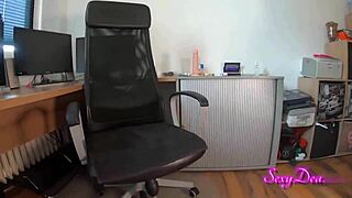 Pawg Sexydea Secretary Bent Over Desk Big Ass Doggystyle Close Up Pussy Stockings