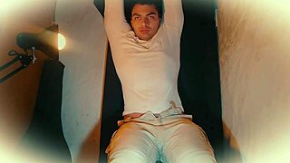 Big Muscular Men Stroke Monster Cocks In Shiny White