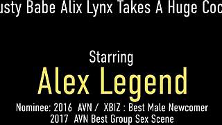 omg i can't stop riding alex legend's fat french cock alix lynx style