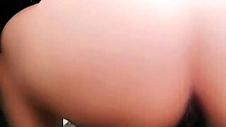 Eighteen-Year-Old With Massive Pussy Sits On Giant Dildo After Adult Movie