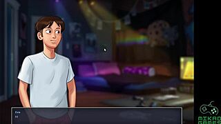 bold virgin emo eve loses her innocence in summertime saga school episode pounding