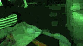 lola valentine buzzes her petite pussy with vibrator while dwayne foxxx watches her big black cock fantasy