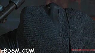 I feel the tattooed girl's thrill as toys buzz gently on her sensitive spot during intense session