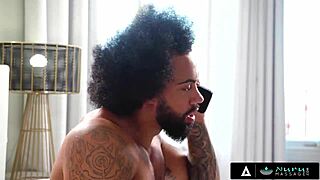 Nuru massage escalates to outdoor sex with busty tattooed Lacey Jayne