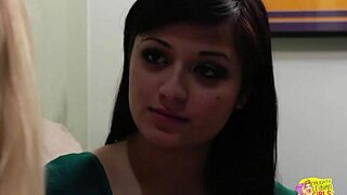 Busty Blonde Milf Seduces Cute Brunette Dyke in Steamy Interview