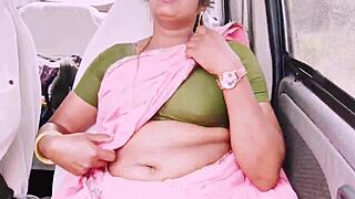 indian bhabi cheats hubby fucking boyfriend on long drive dirty talk