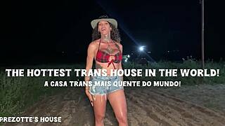 PAUZUDA TRAVESTI RIDES FARM BOY'S PIROCA ALL AFTERNOON!