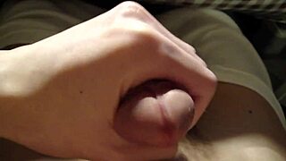 Watch this slowly teasing sensitive small cock massage explode with cum!!