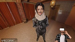 chani rides atreides monster cock in dune uniform cosplay vr