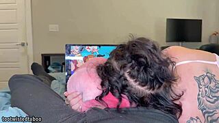 Spying Stepbro Stuffing Stepsis with Big Cock Doggystyle Cowgirl Creampie on Huge Tits