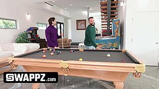 stepdaughters tempt stepdads in hot family swap orgy action